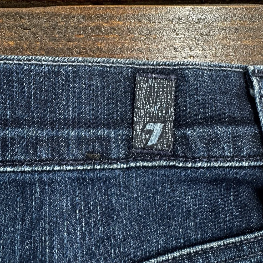 7 Seven For All Mankind Slimmy Men's Straight Blue Jeans 34/31 Tag 33